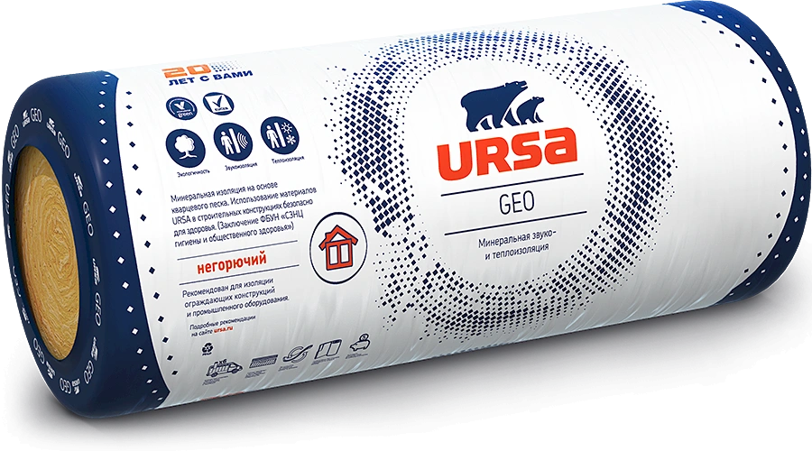 URSA GEO М-25 - характеристики и описание | Тепло и звукоизоляция УРСА
